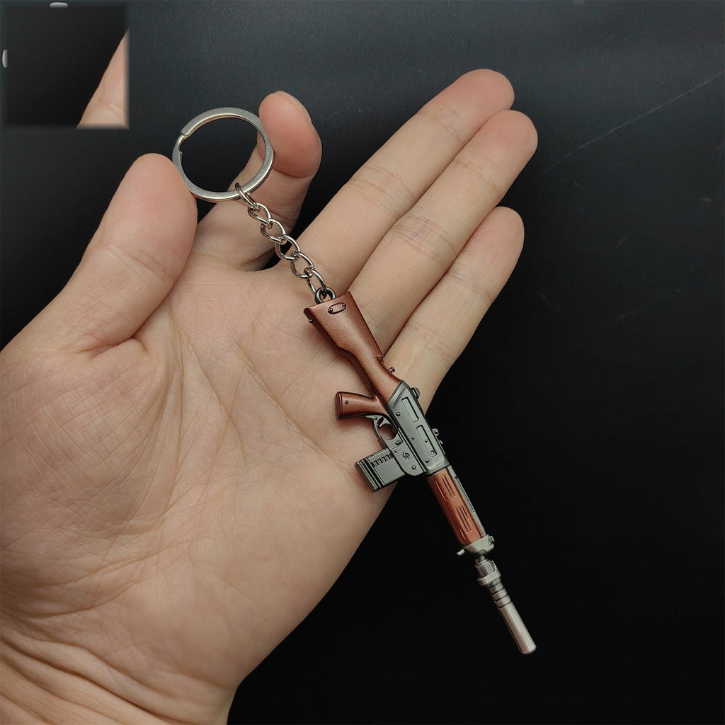 Mini Neo Frontier Phantom Gun Keychain Metal Pendant