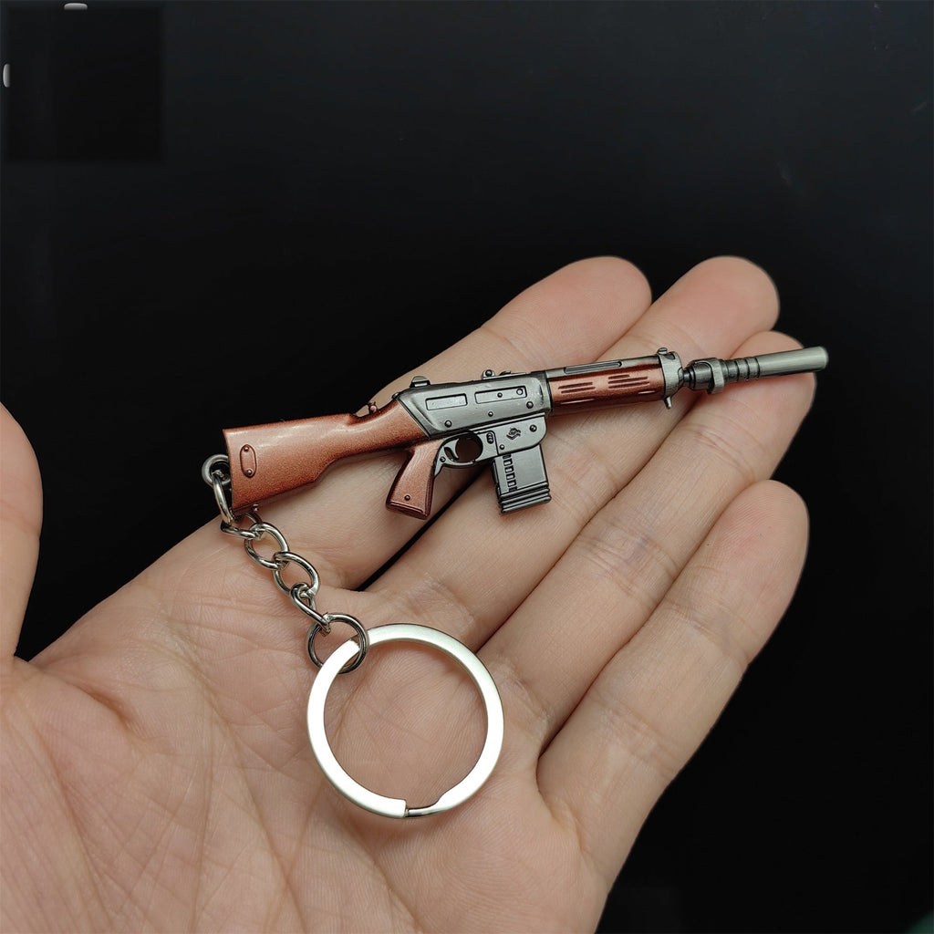 Mini Neo Frontier Phantom Gun Keychain Metal Pendant