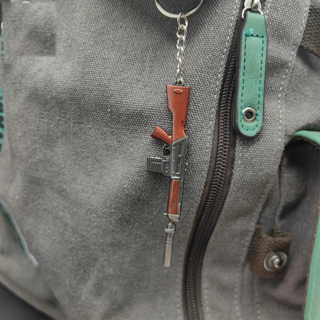 Mini Neo Frontier Phantom Gun Keychain Metal Pendant