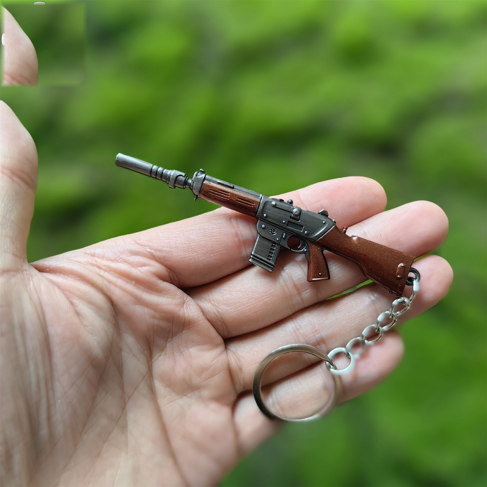 Mini Neo Frontier Phantom Gun Keychain Metal Pendant