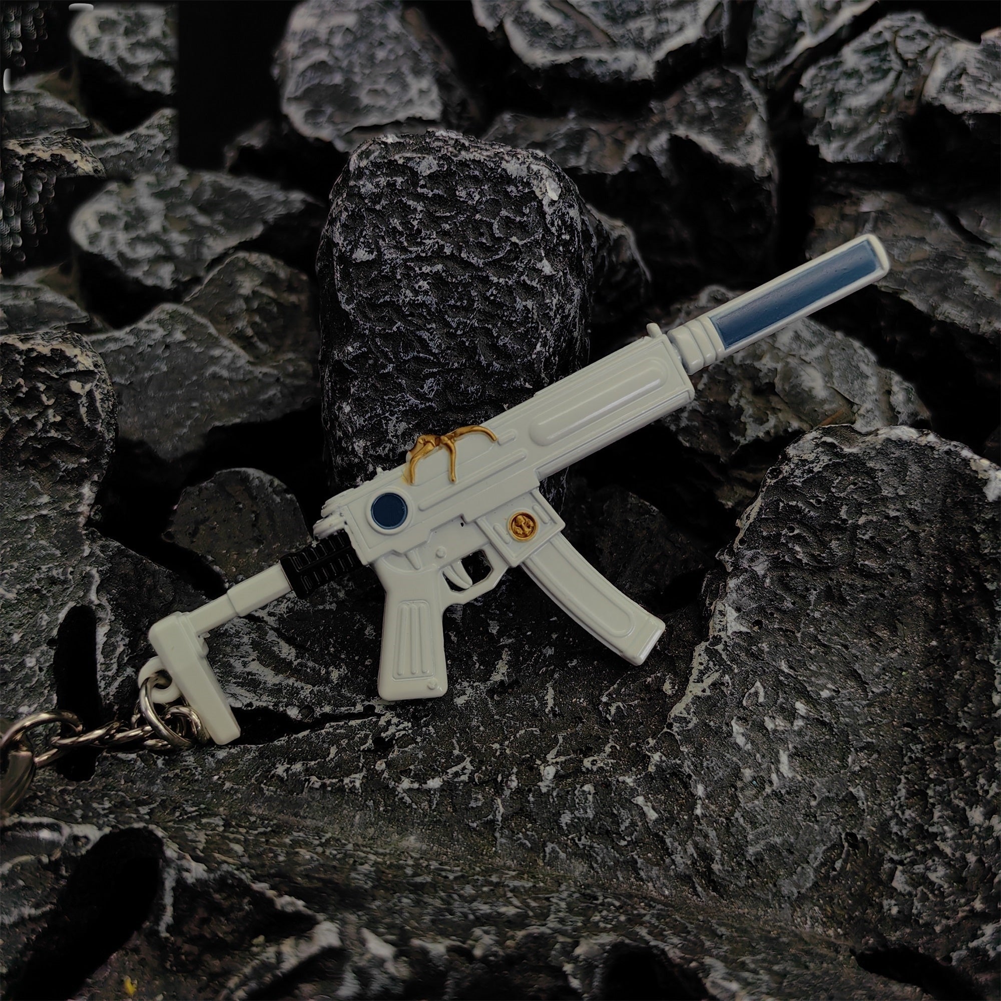 Cool Neptune Spectre Gun Metal Keychain