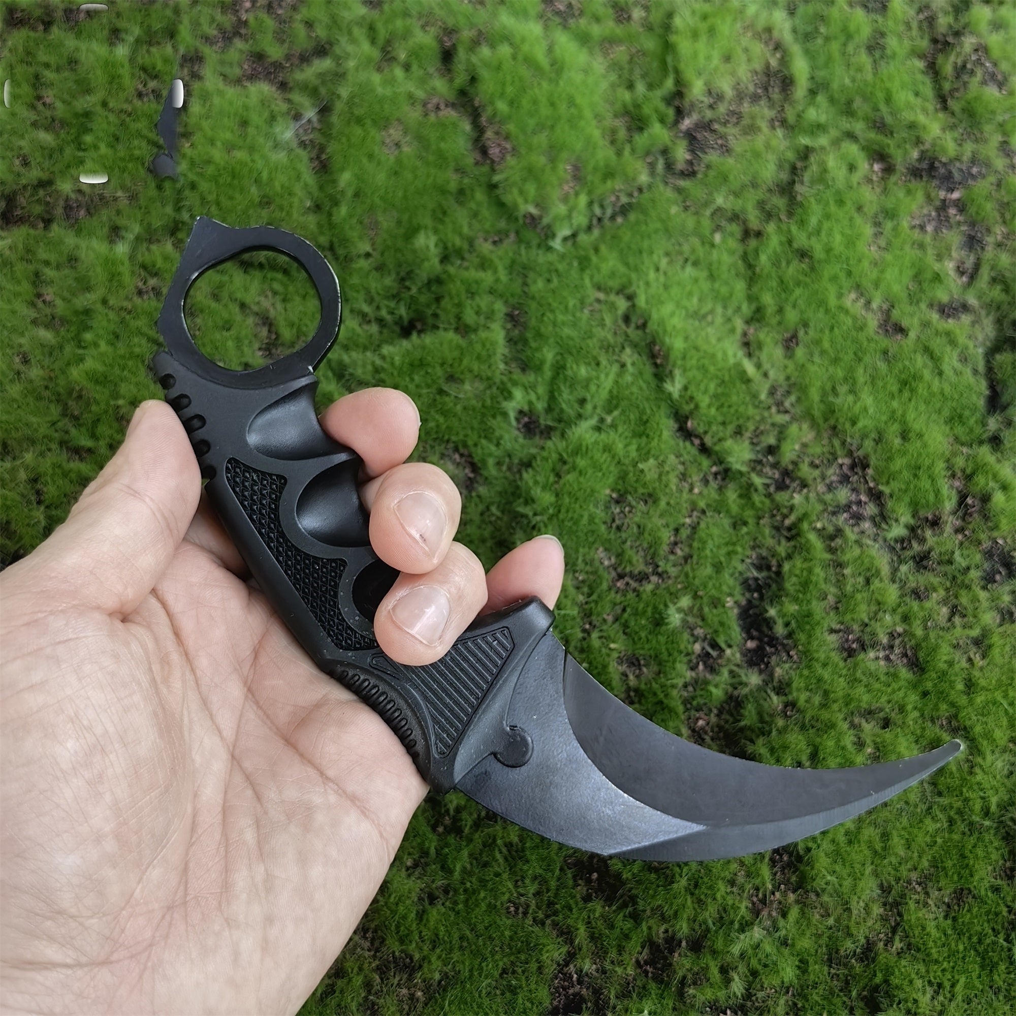 Night Skin Karambit & Balisong Black Weapon Case Blunt Blade Props
