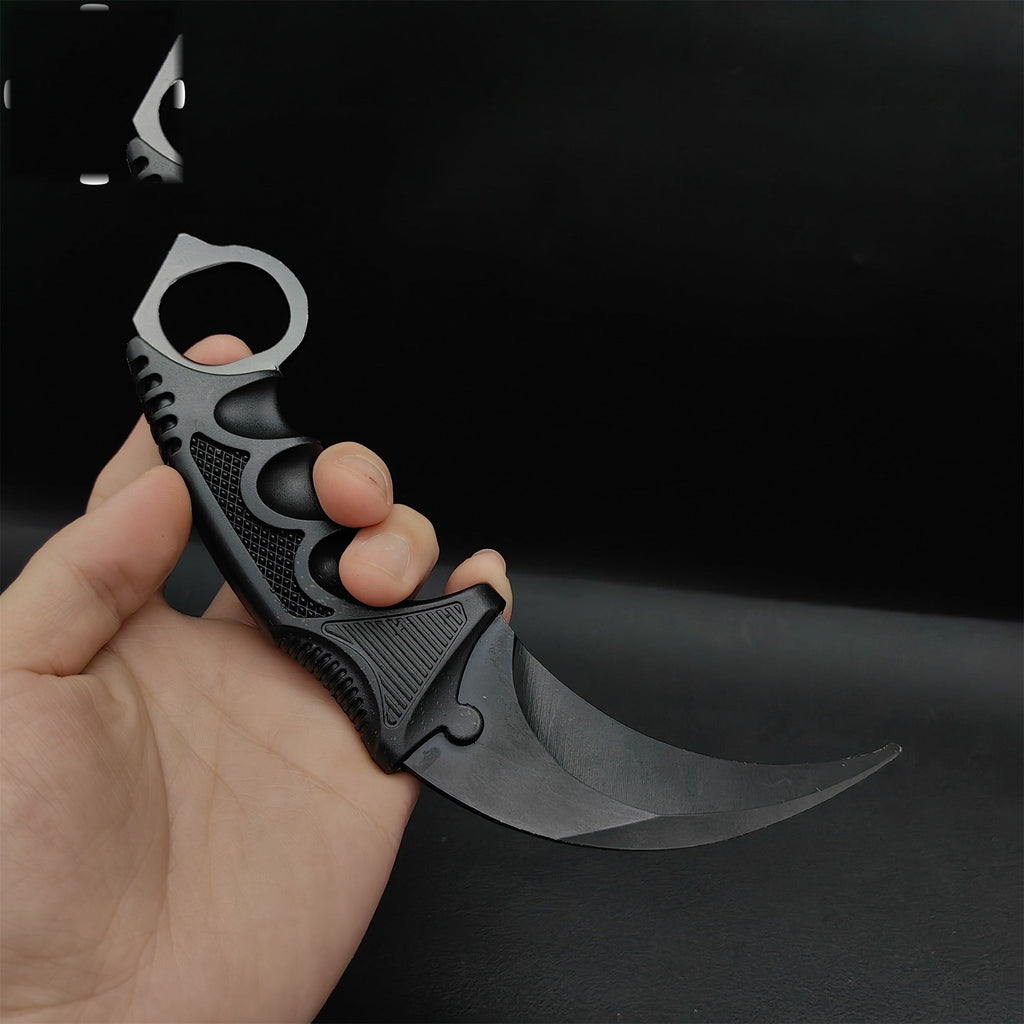 Night Skin Karambit & Balisong Black Weapon Case Blunt Blade Props
