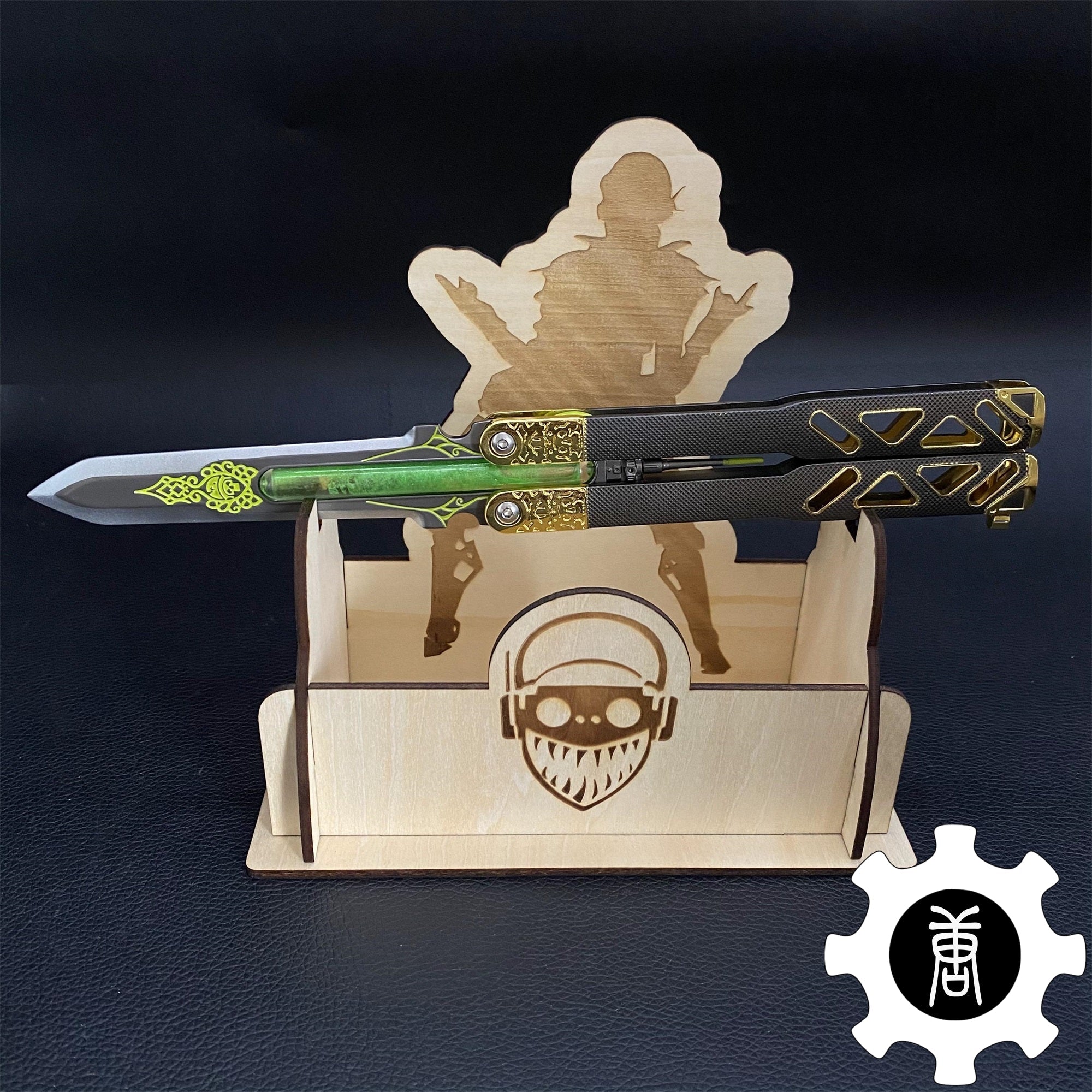 Octane Heirloom V3 Real Liquid Tube Octane Balisong Metal Replica