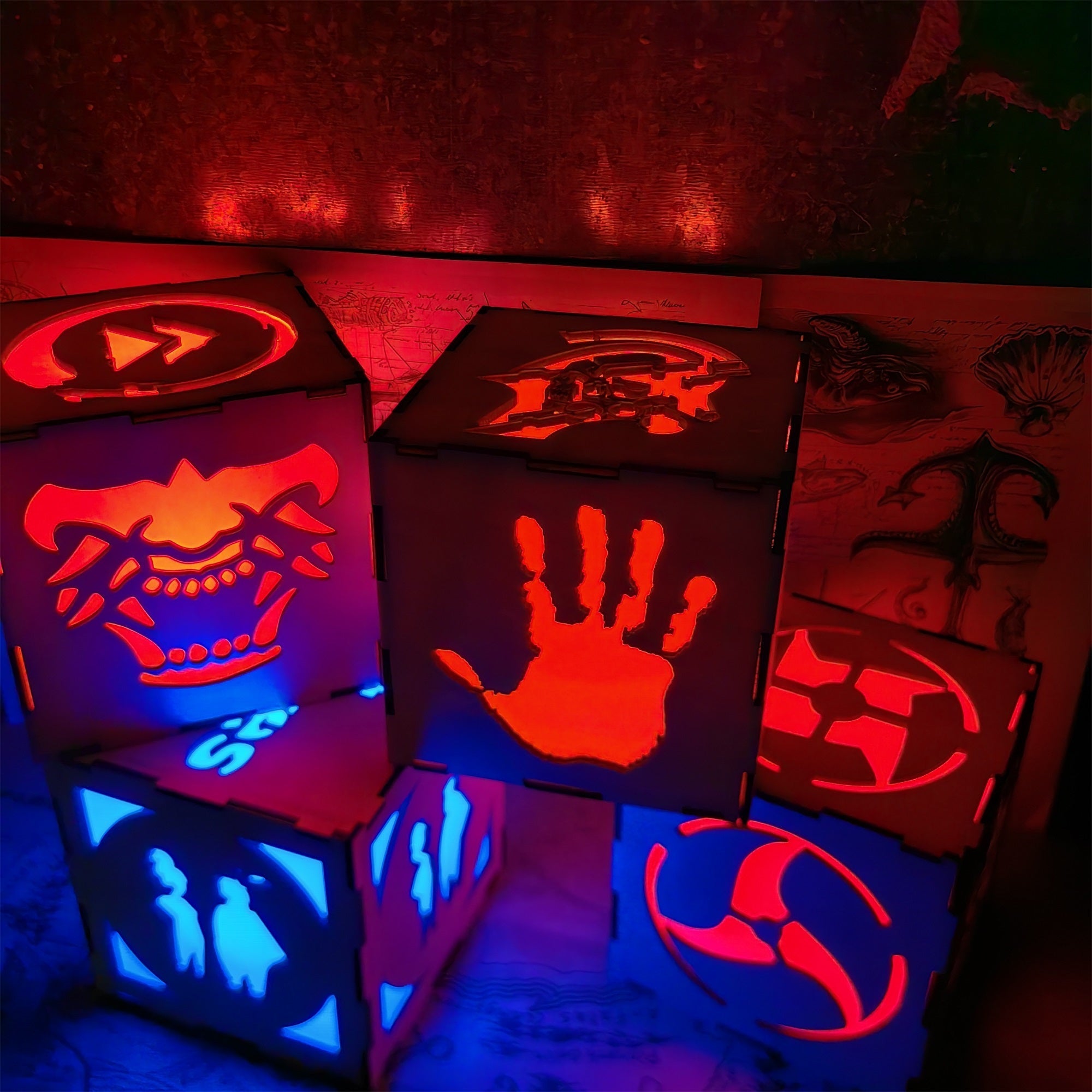 Odradek Terrain Scanner Inspired Night Light