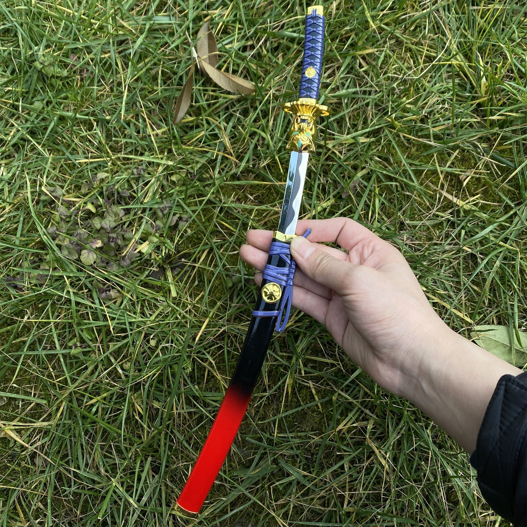 Val Oni Katana Onimaru Katana en métal, réplique 30CM/11.8"