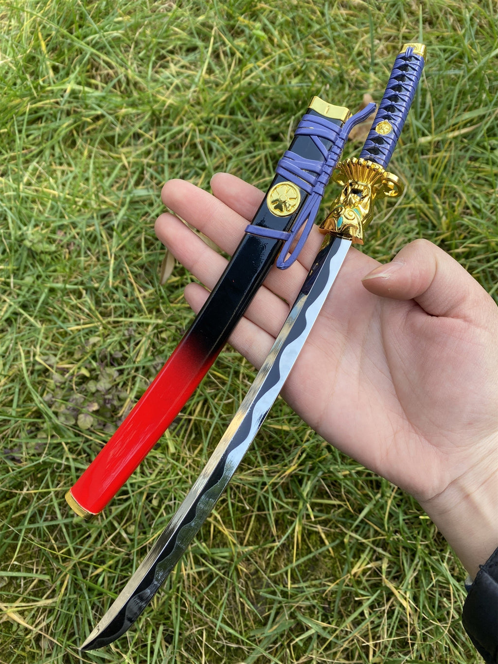Val Oni Katana Onimaru Katana en métal, réplique 30CM/11.8"