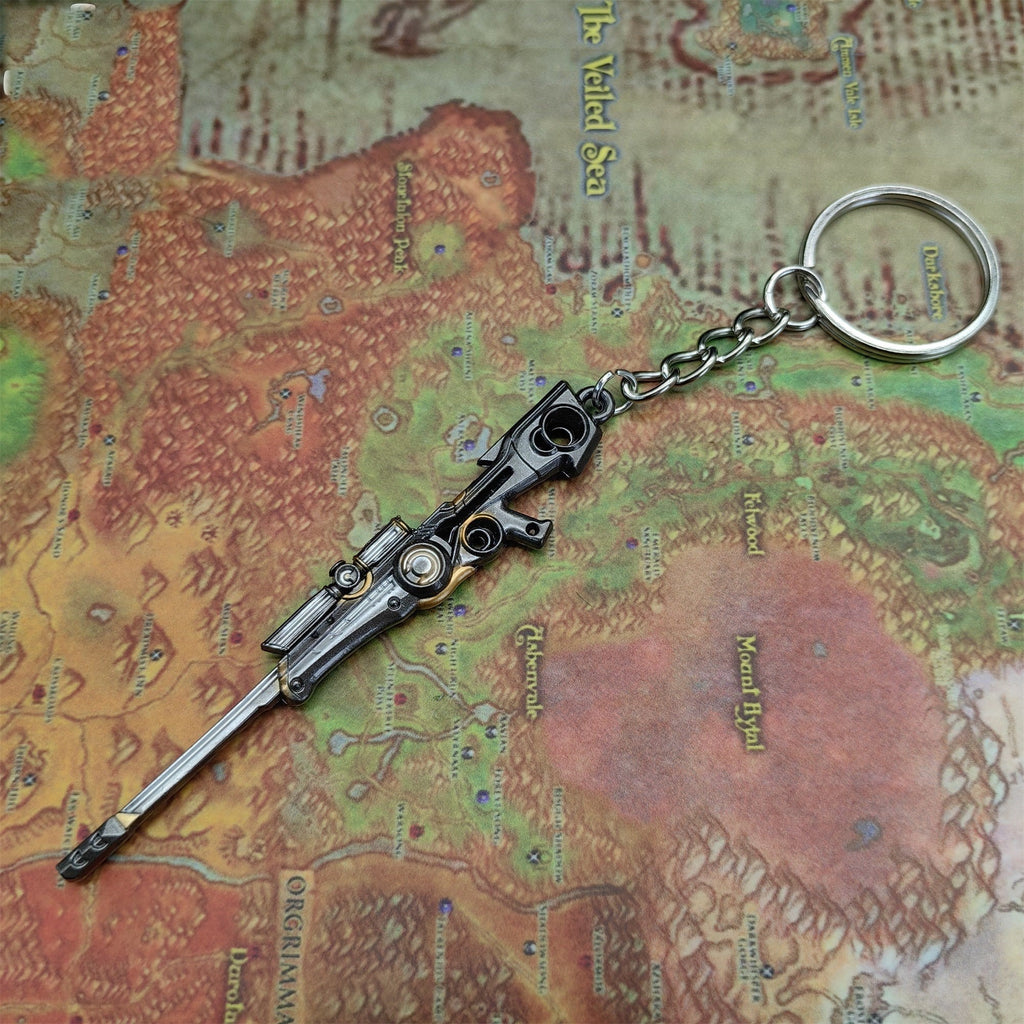 Mini Origin Operator Gun Metal Keychain