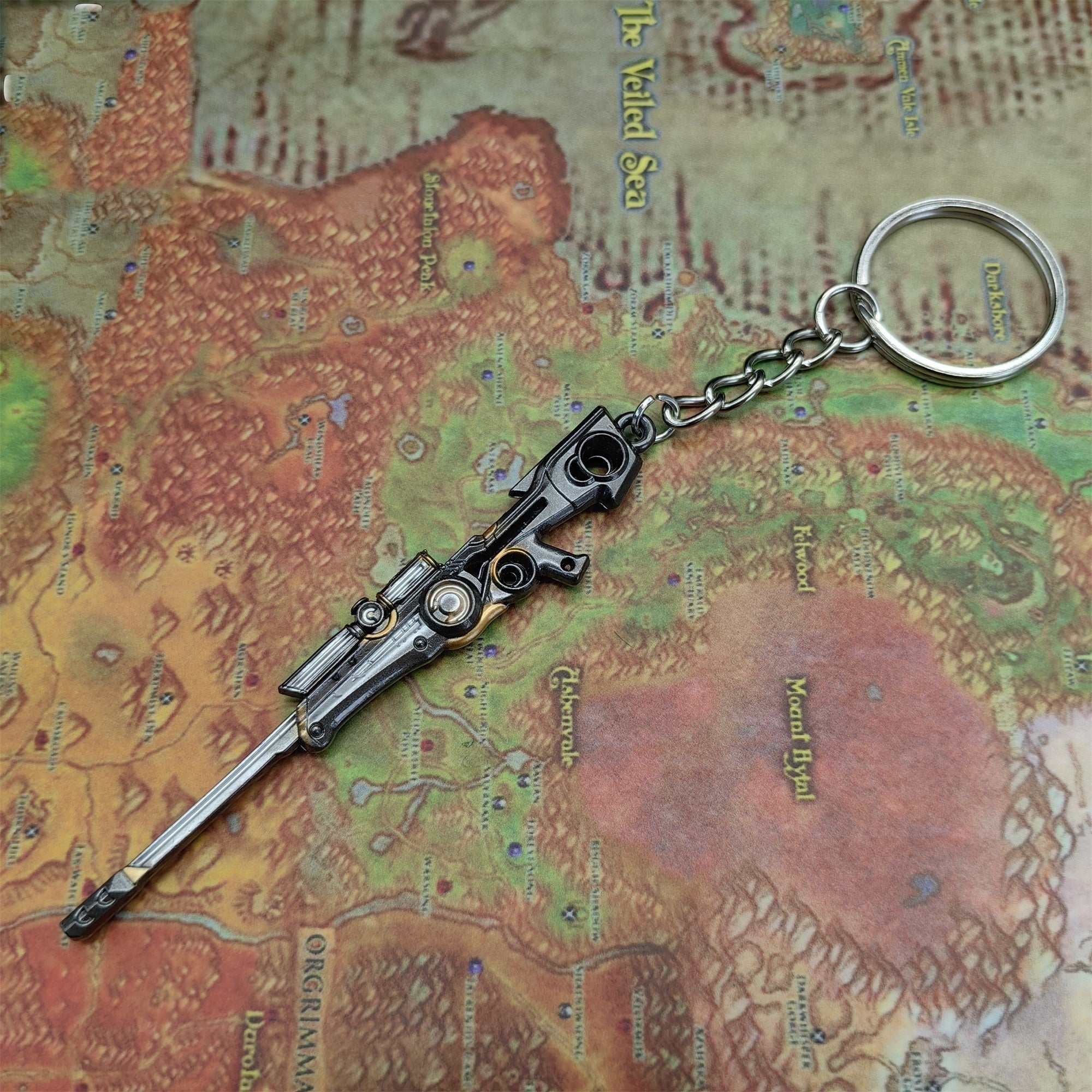 Mini Origin Operator Gun Metal Keychain
