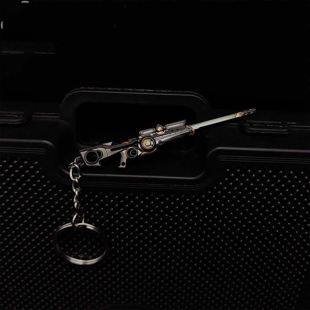 Mini Origin Operator Gun Metal Keychain
