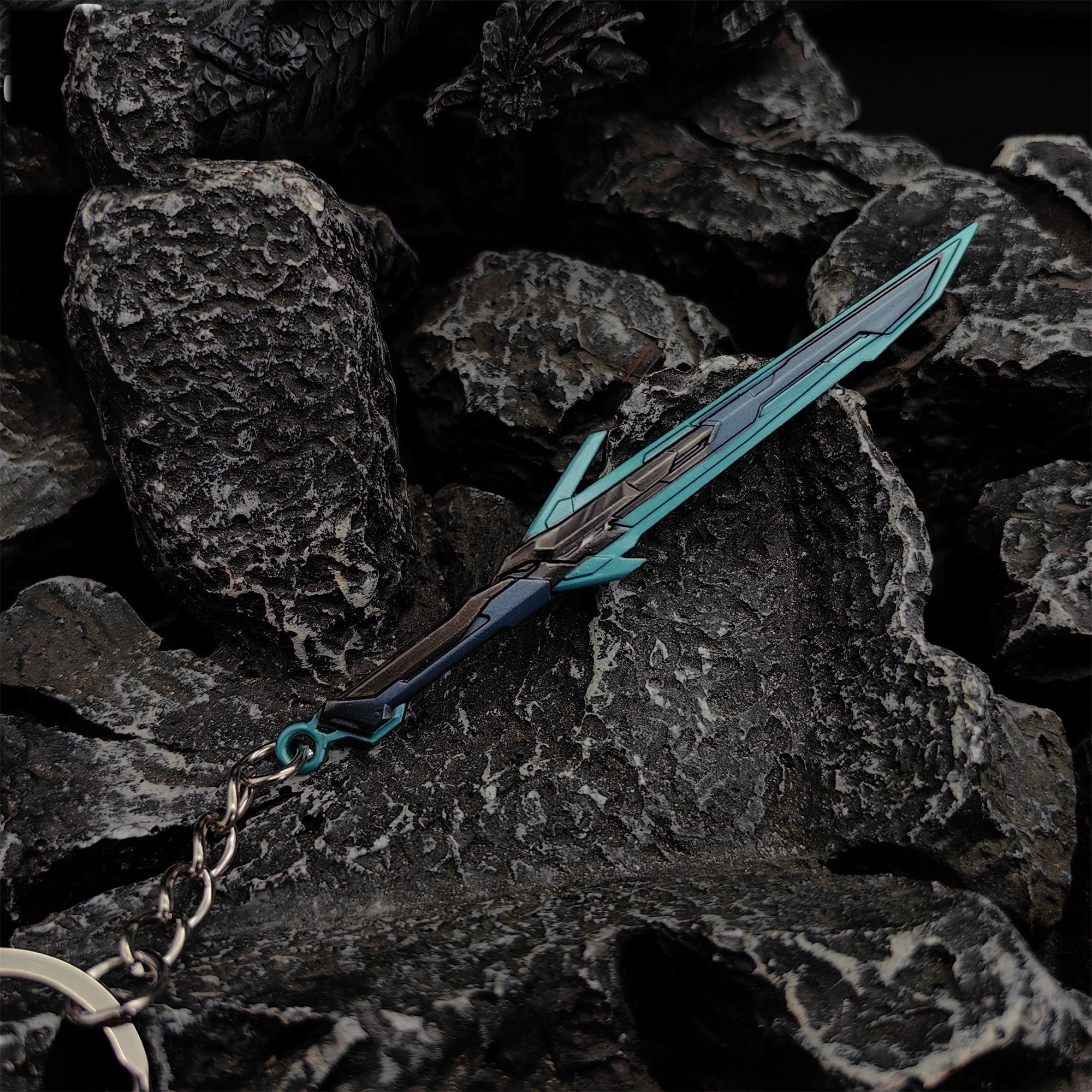 Mini Orion Sword Metal Keychain