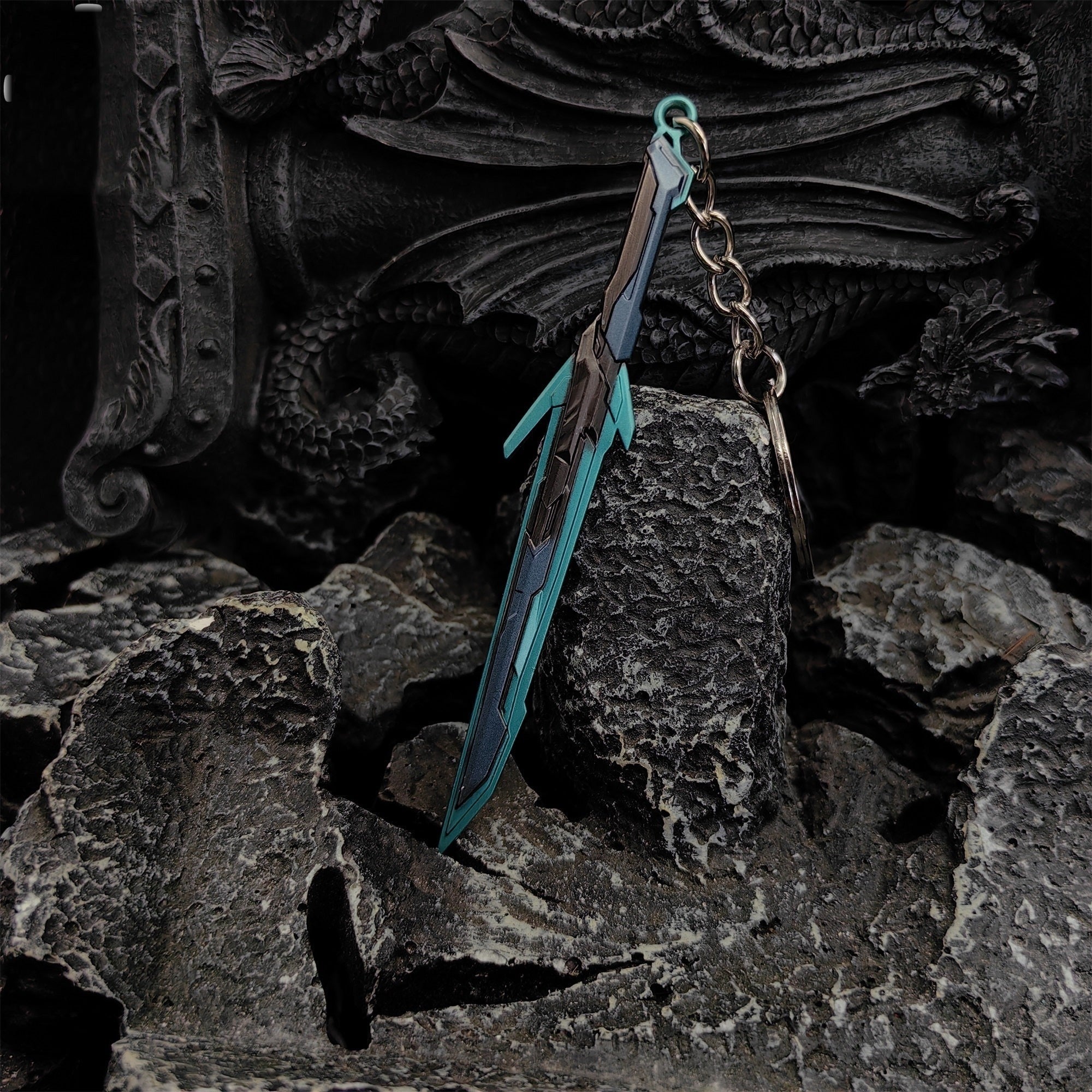 Mini Orion Sword Metal Keychain