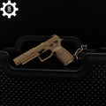 12 In 1 Metal World Famous Pistol Revolver Gun Keychain
