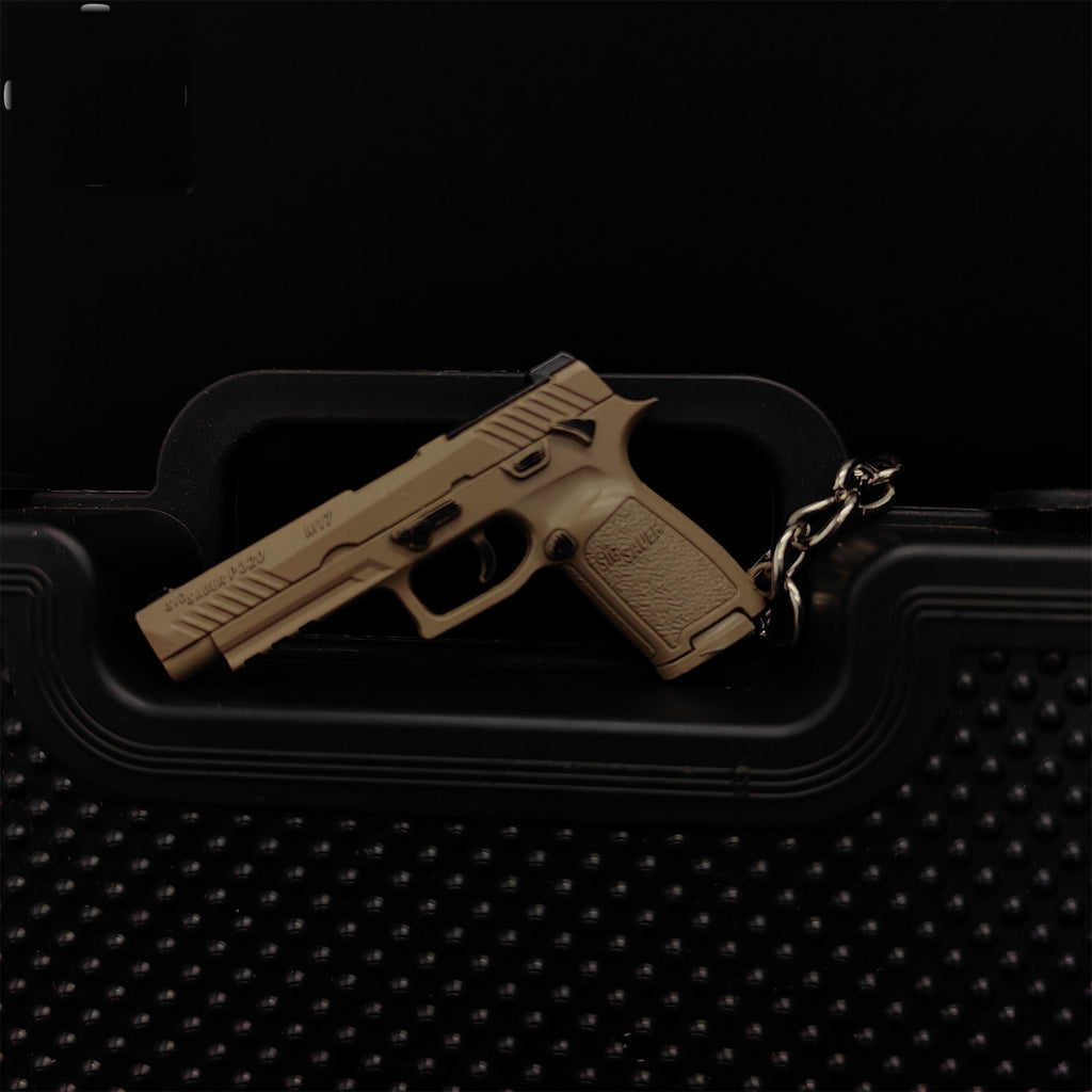 Metal Tiny P320-M17 Pistol Model Keychain