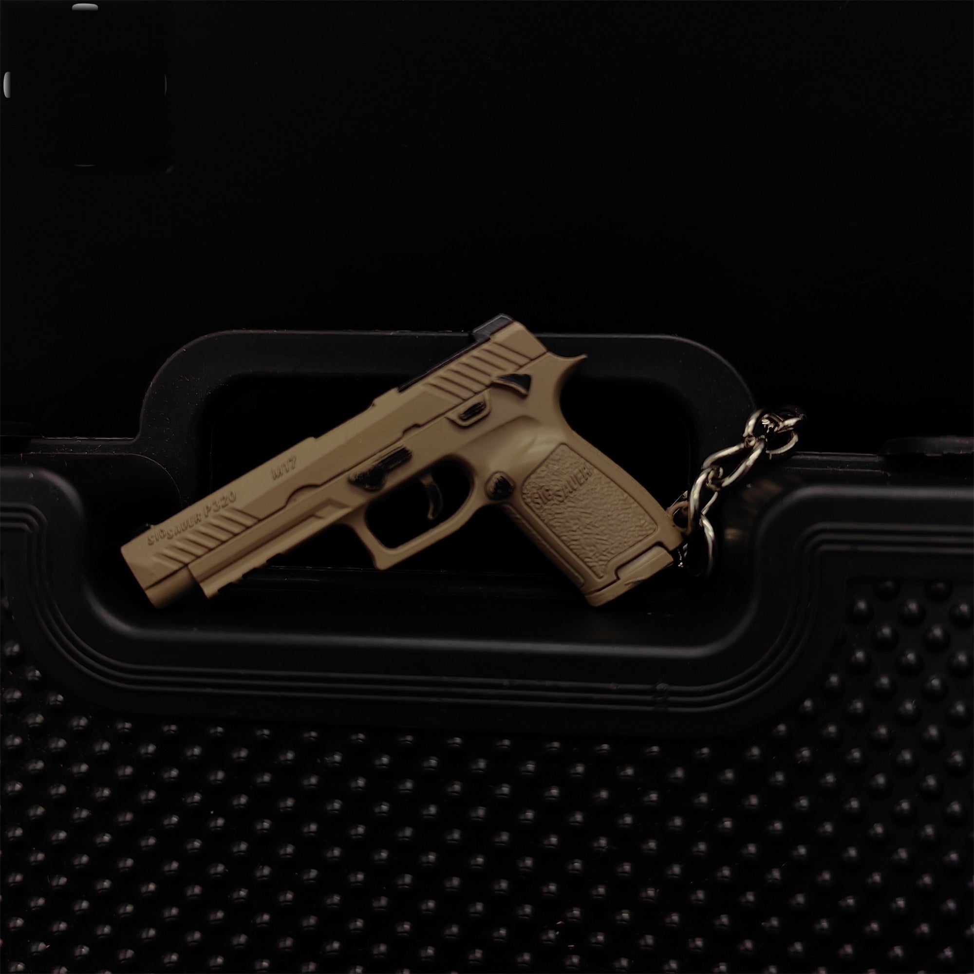 Metal Tiny P320-M17 Pistol Model Keychain