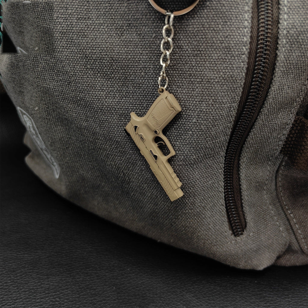 Metal Tiny P320-M17 Pistol Model Keychain