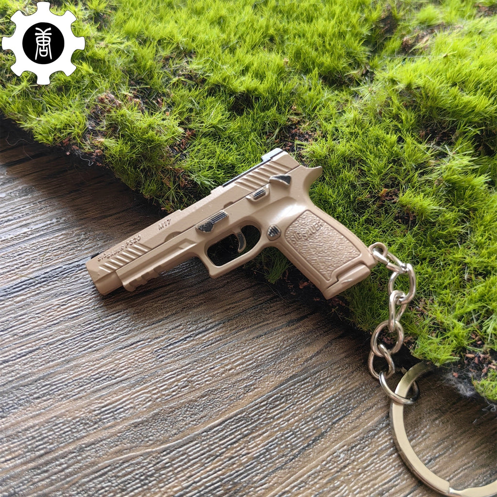 12 In 1 Metal World Famous Pistol Revolver Gun Keychain