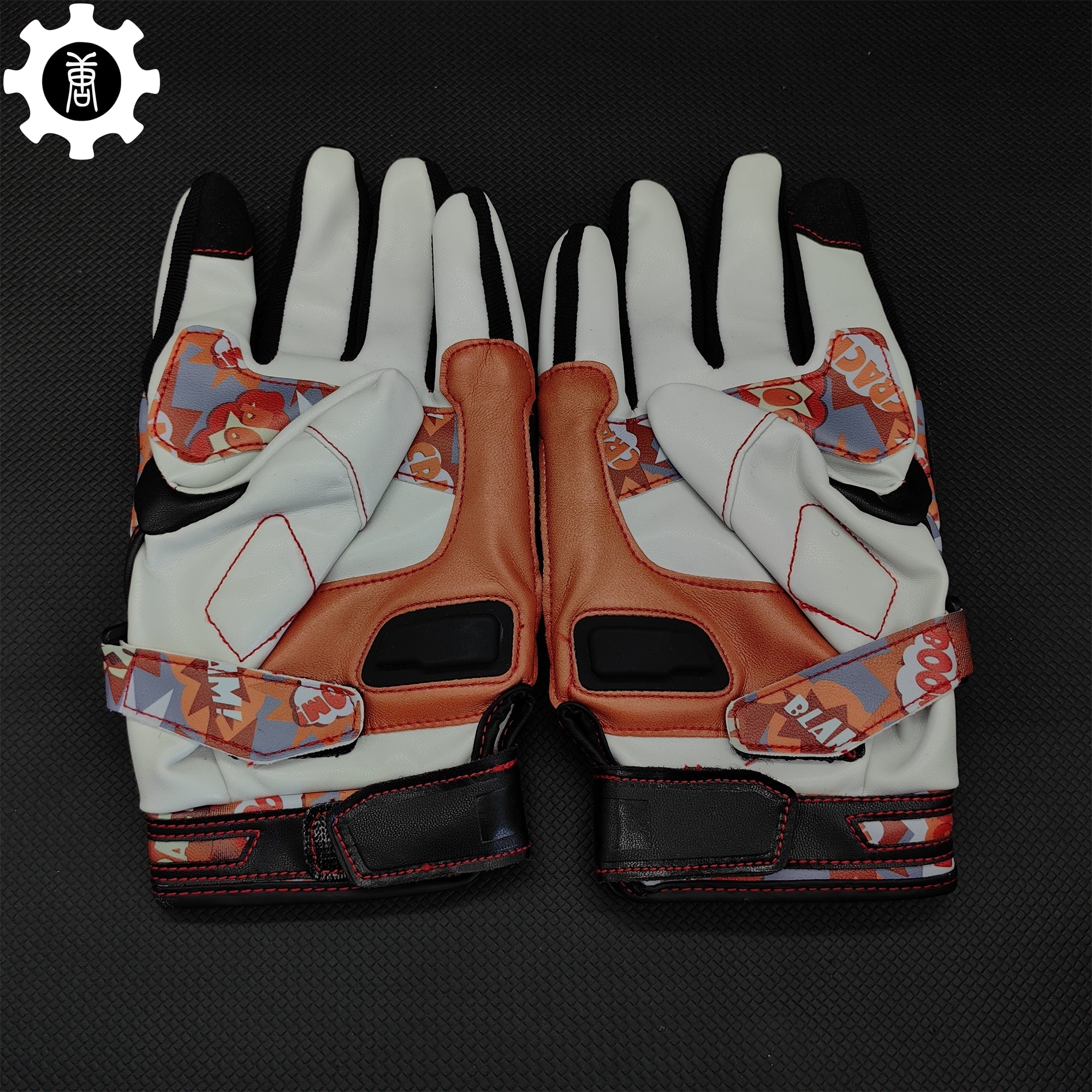 POW Moto Gloves A Pair Game Cosplay Prop