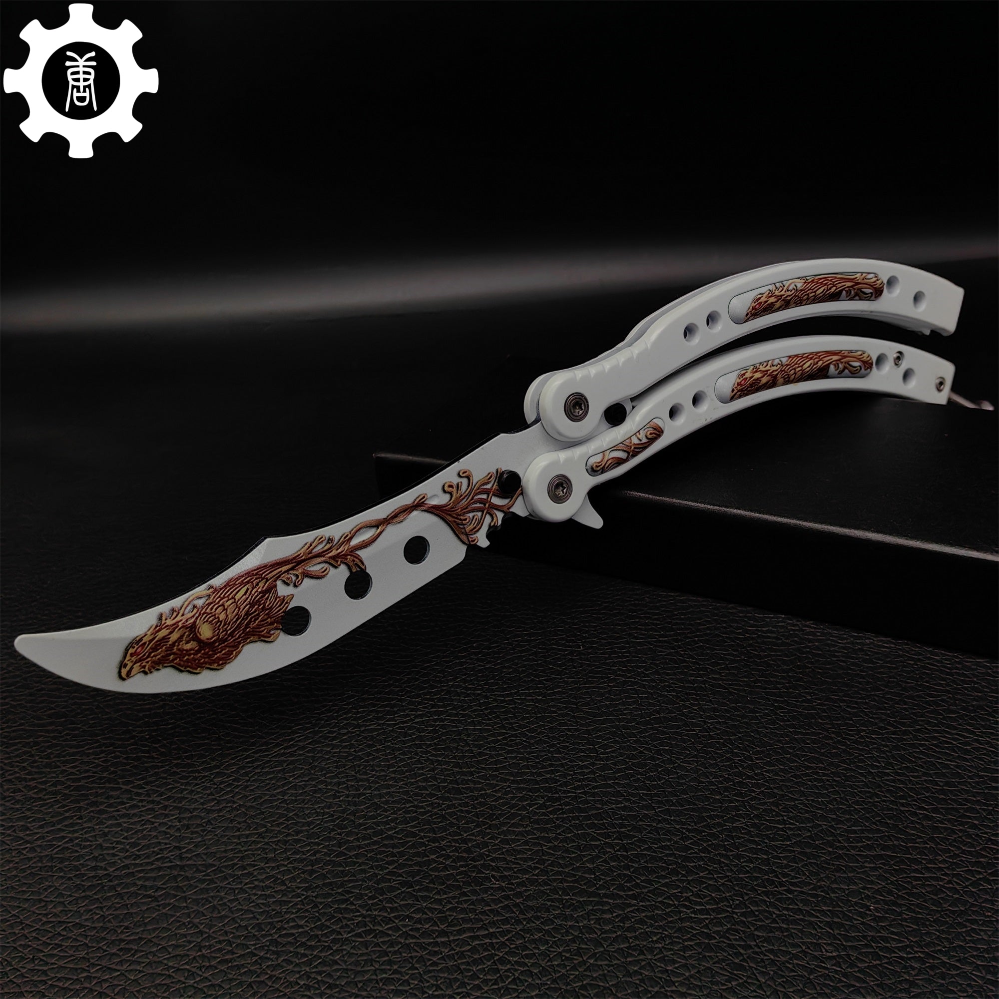 Phoenix Balisong Metal Butterfly Knife Game Prop