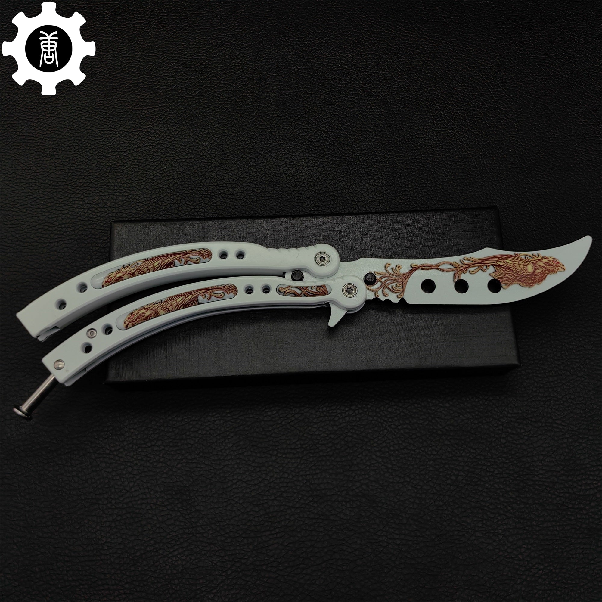 Phoenix Balisong Metal Butterfly Knife Game Prop