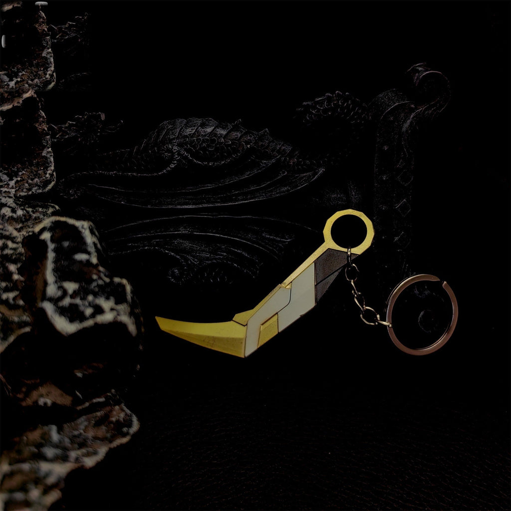 Small Prime 2.0 Karambit Metal Keychain