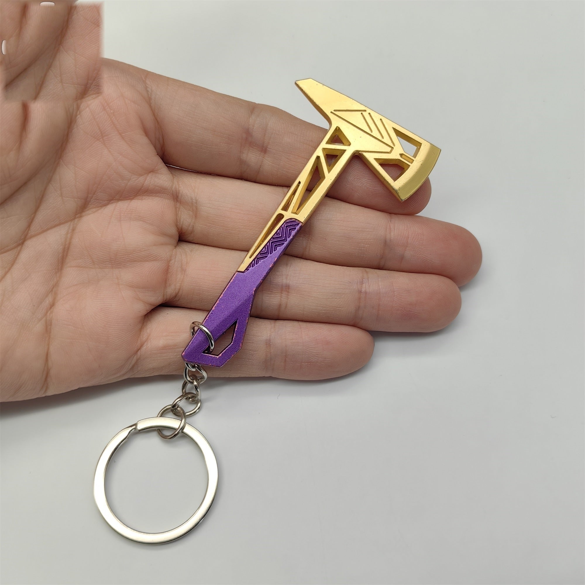 Val Prime Axe Keychain Metal Pendant