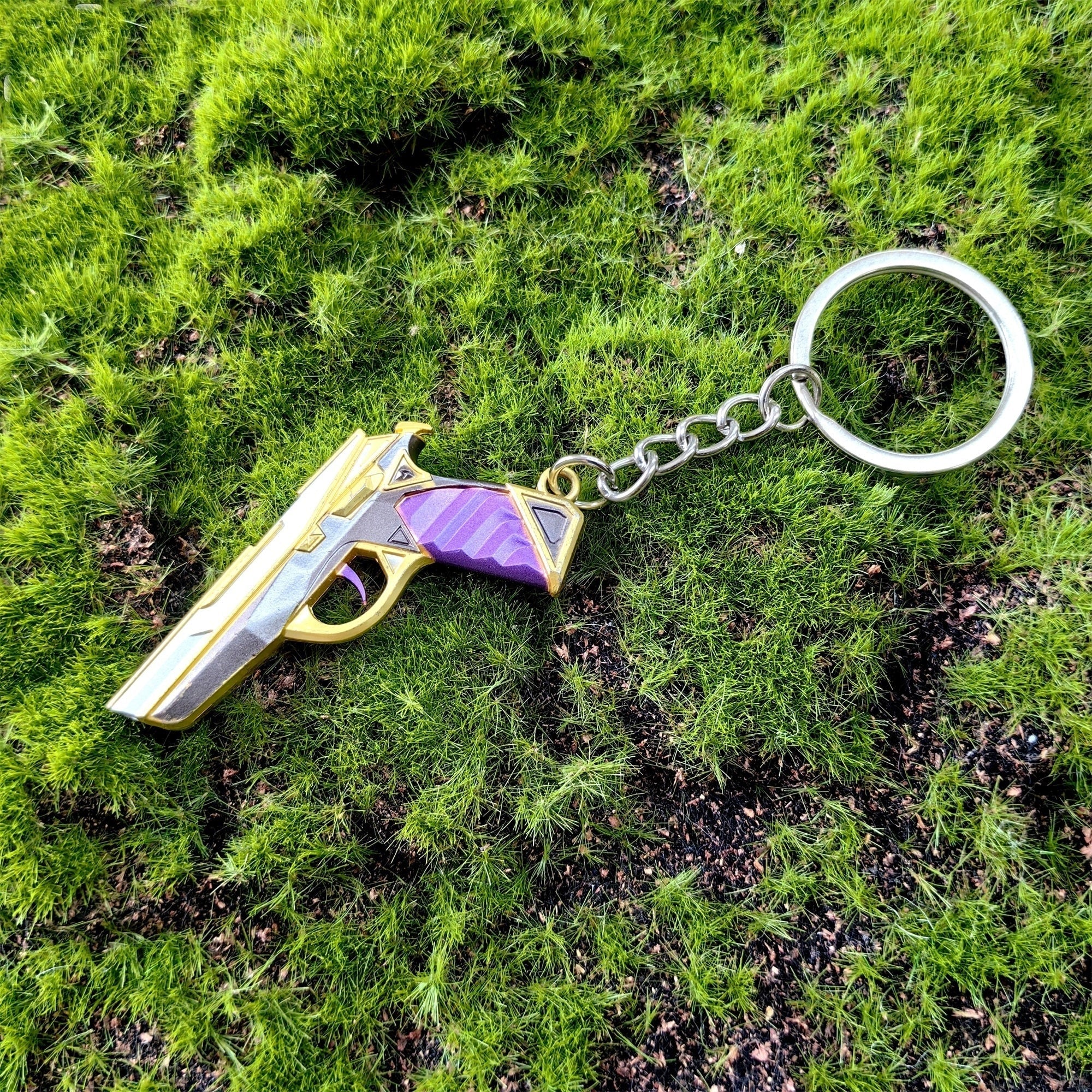 Mini Prime Classic Gun Metal Keychain