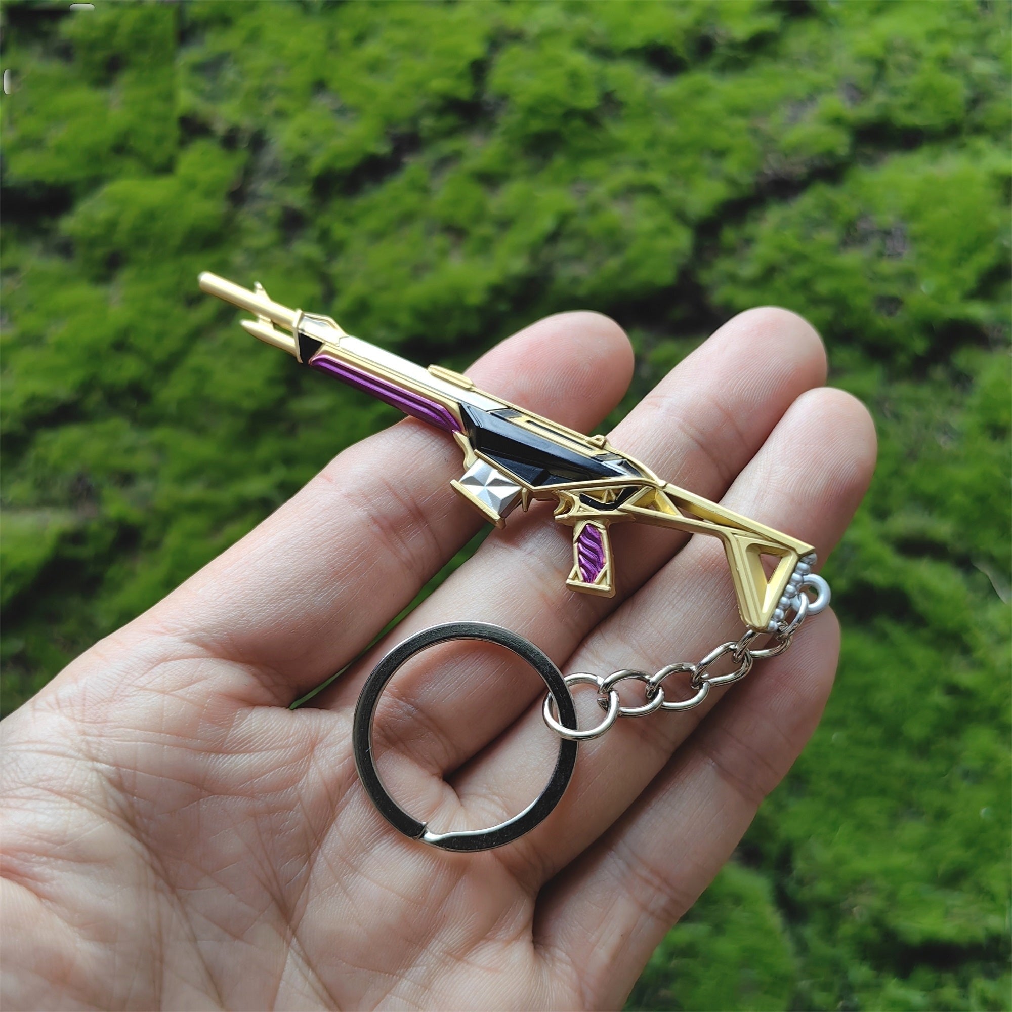 Mini Prime Guardian Gun Metal Keychain