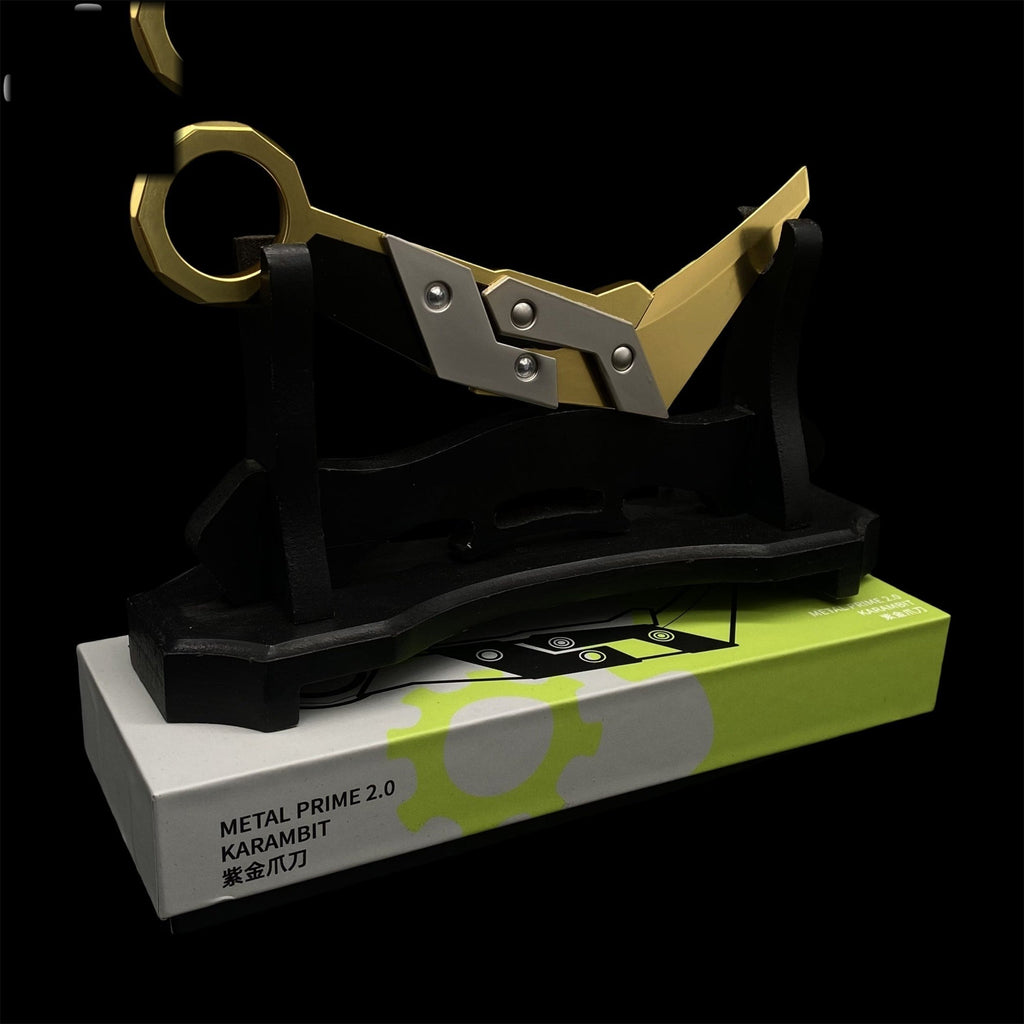 Metal Prime 2.0 Karambit Blunt Blade Trainer Cosplay Prop Game Replica