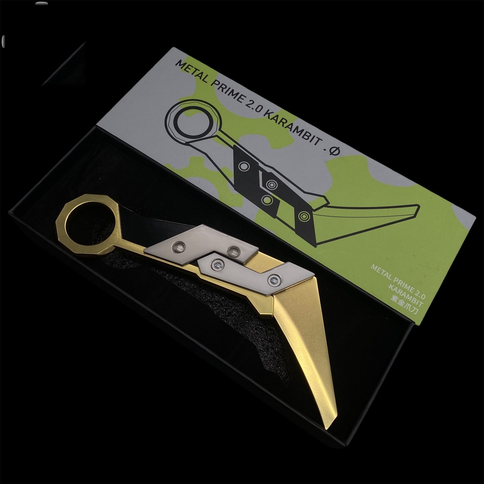 Metal Prime 2.0 Karambit Blunt Blade Trainer Cosplay Prop Game Replica