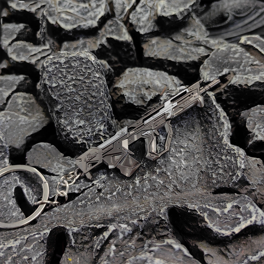 Val Protocol 781-A Bulldog Gun Metal Keychain