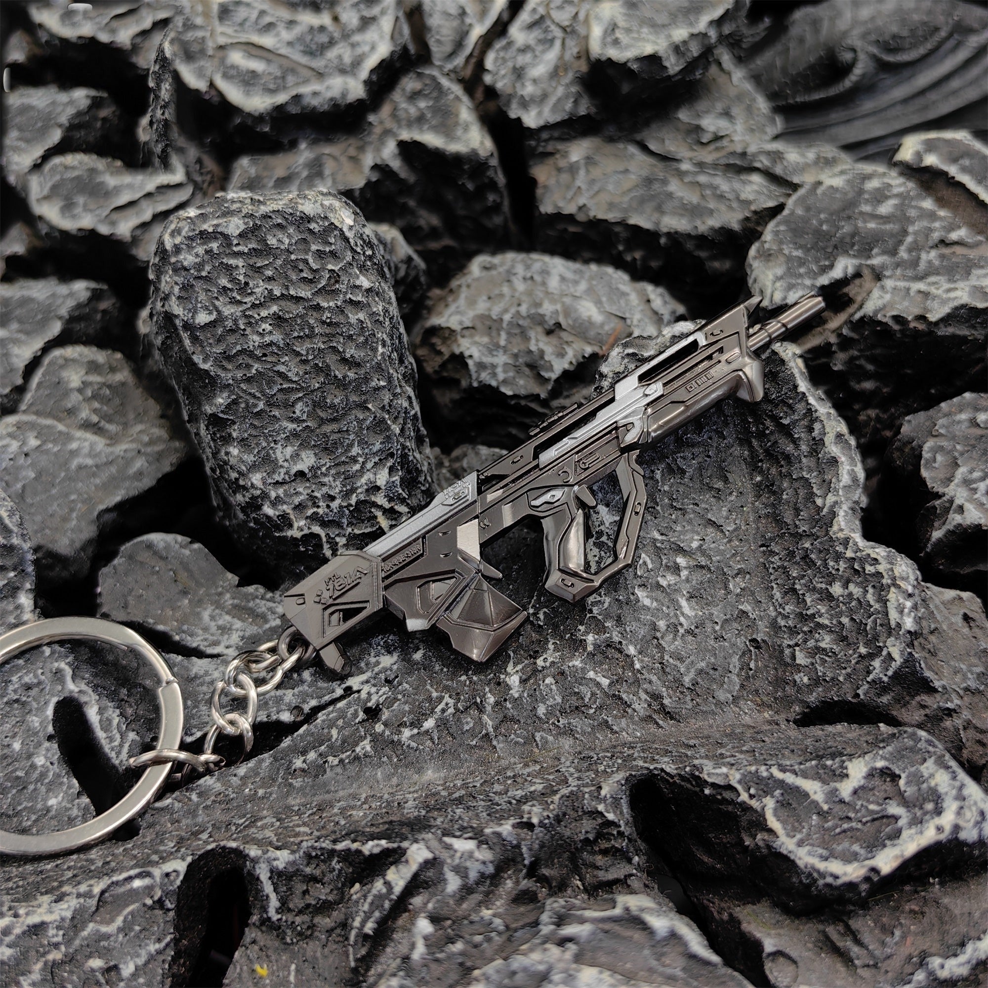 Val Protocol 781-A Bulldog Gun Metal Keychain