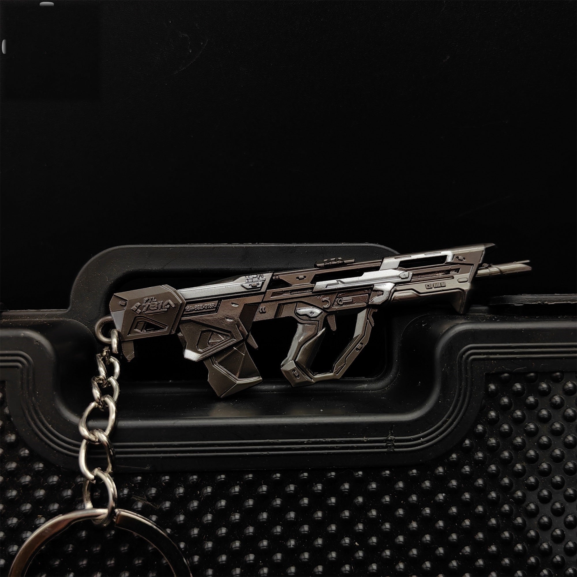Val Protocol 781-A Bulldog Gun Metal Keychain