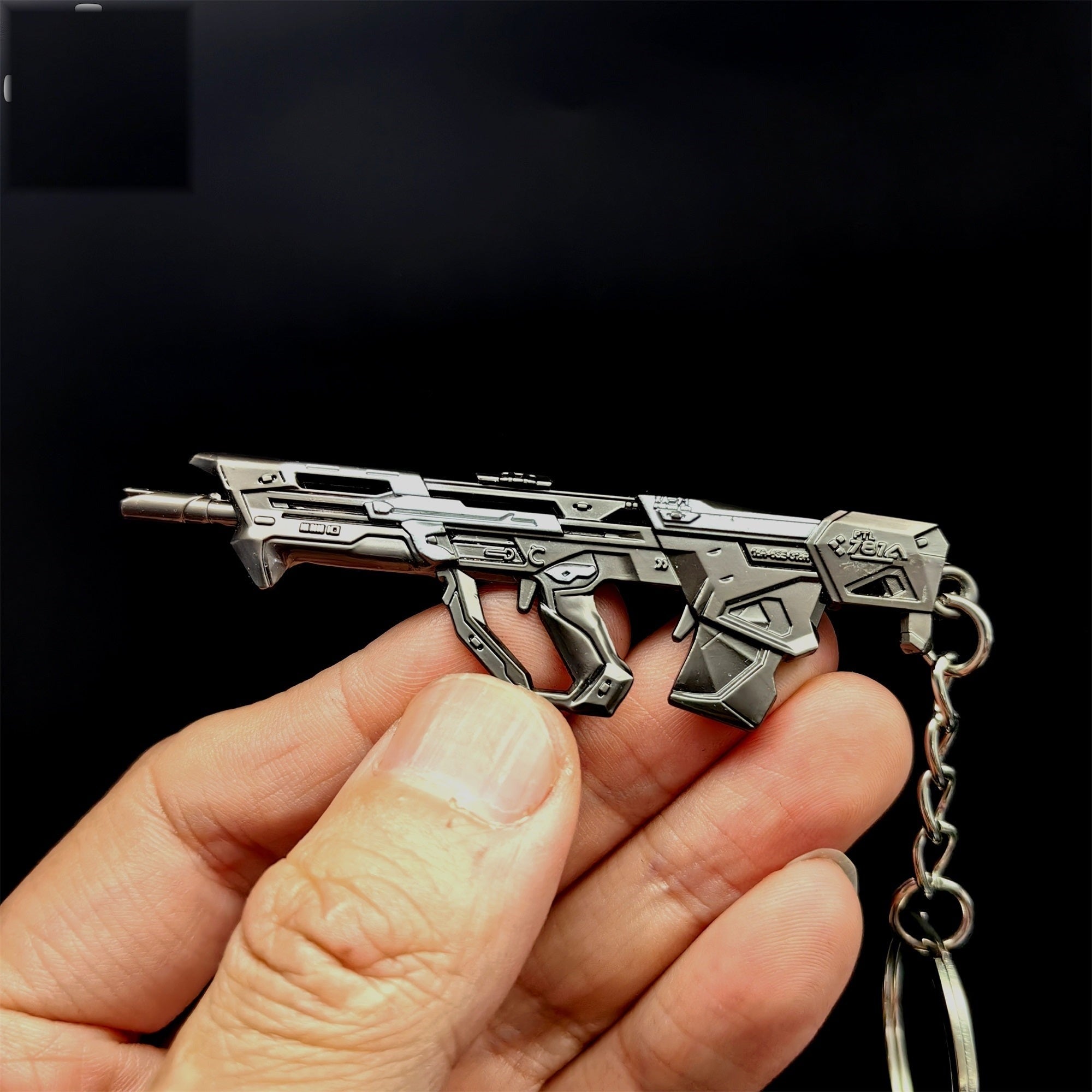 Val Protocol 781-A Bulldog Gun Metal Keychain