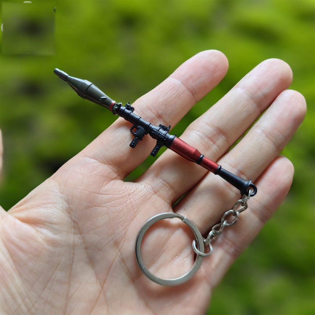 Mini Rocket-propelled Grenade RPG-7 Metal Keychain