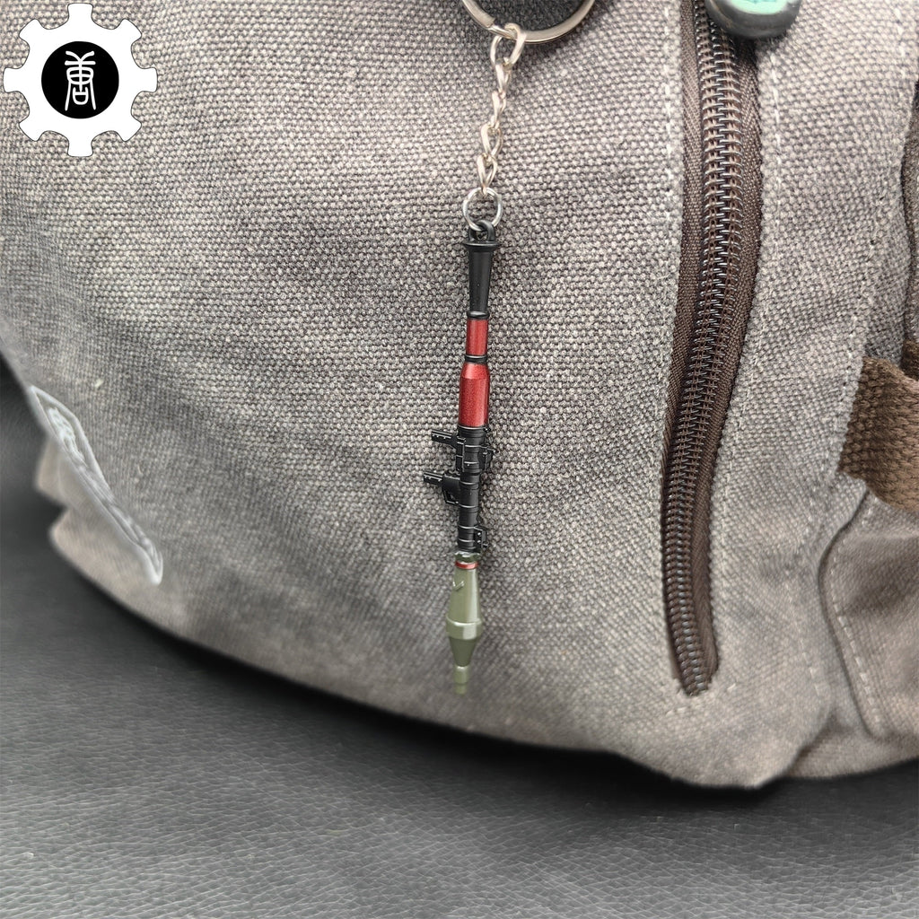 Mini Rocket-propelled Grenade RPG-7 Metal Keychain