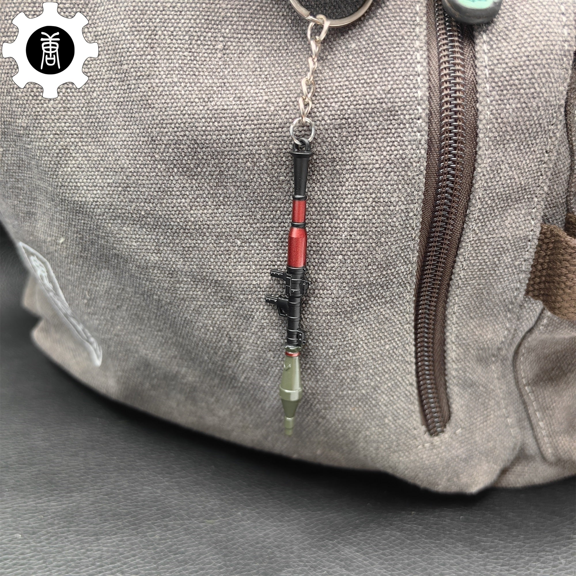 Mini Rocket-propelled Grenade RPG-7 Metal Keychain