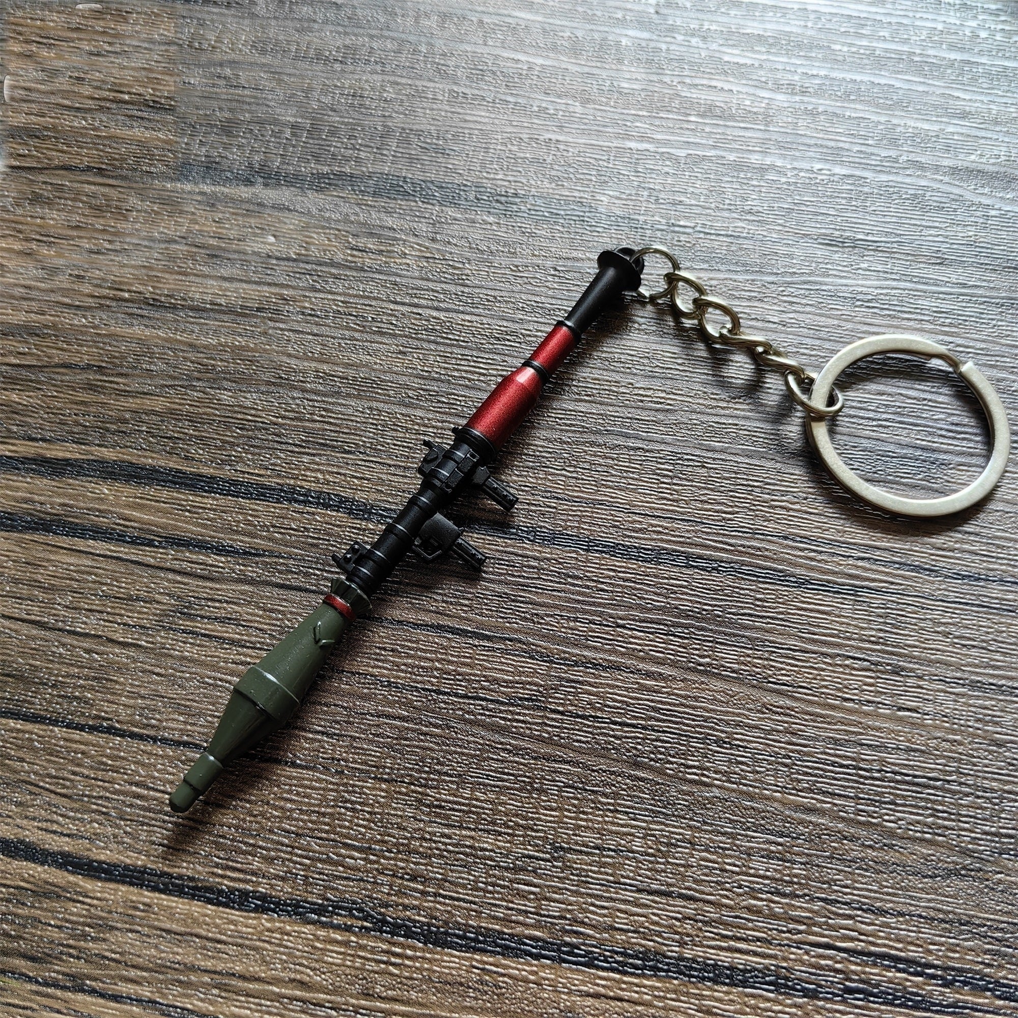 Mini Rocket-propelled Grenade RPG-7 Metal Keychain