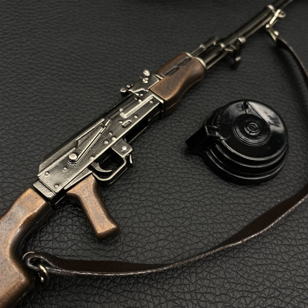 Metal AK-47 Assault Rifle RPK Light Machine Type-81 China 56 AK Gun Miniature