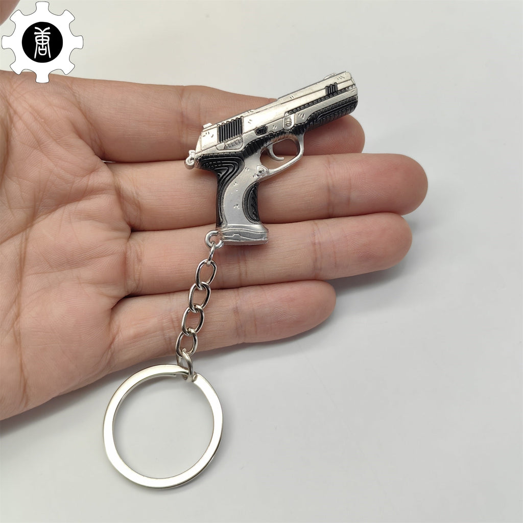 Val Radiant Crisis 001 Classic Gun Keychain Metal Backpack Pendant