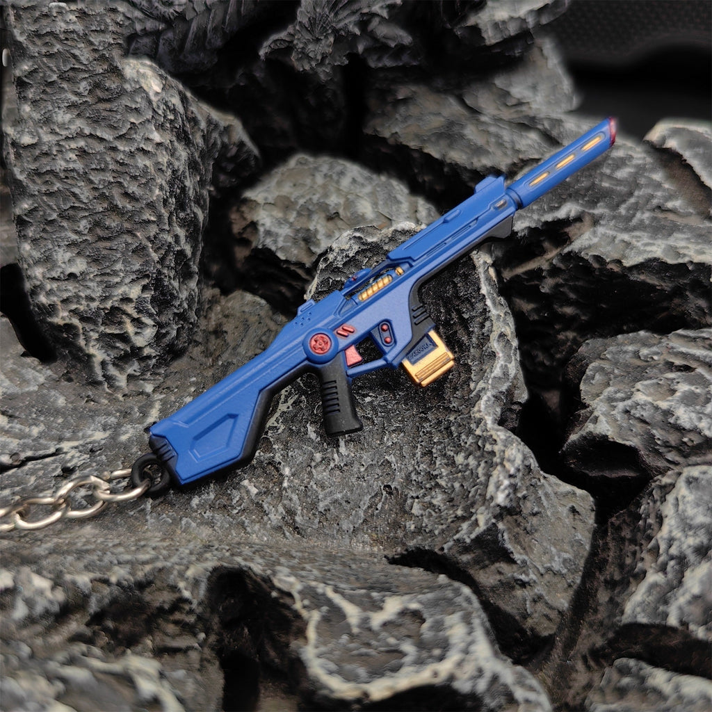 Mini Radiant Entertainment System Phantom Gun Metal Keychain