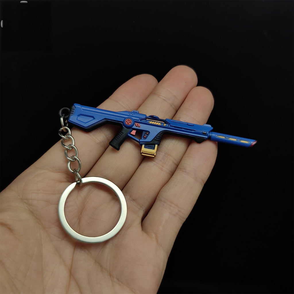 Mini Radiant Entertainment System Phantom Gun Metal Keychain