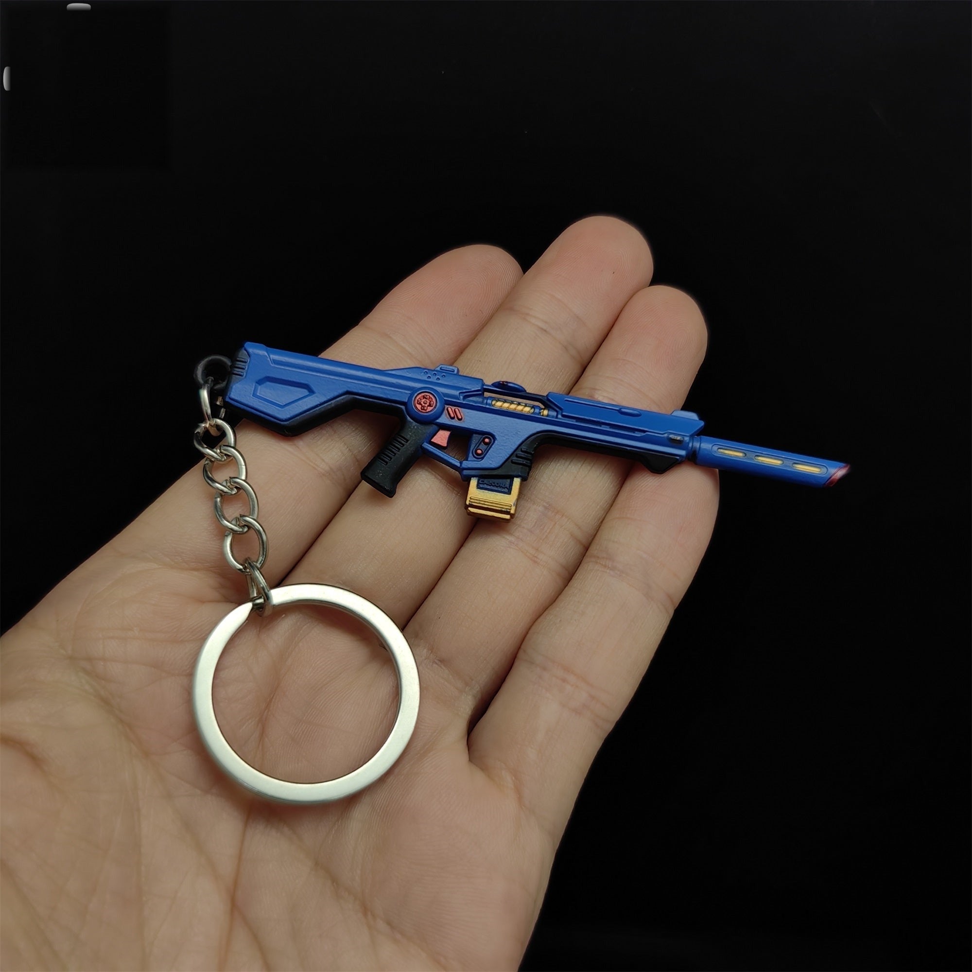 Mini Radiant Entertainment System Phantom Gun Metal Keychain