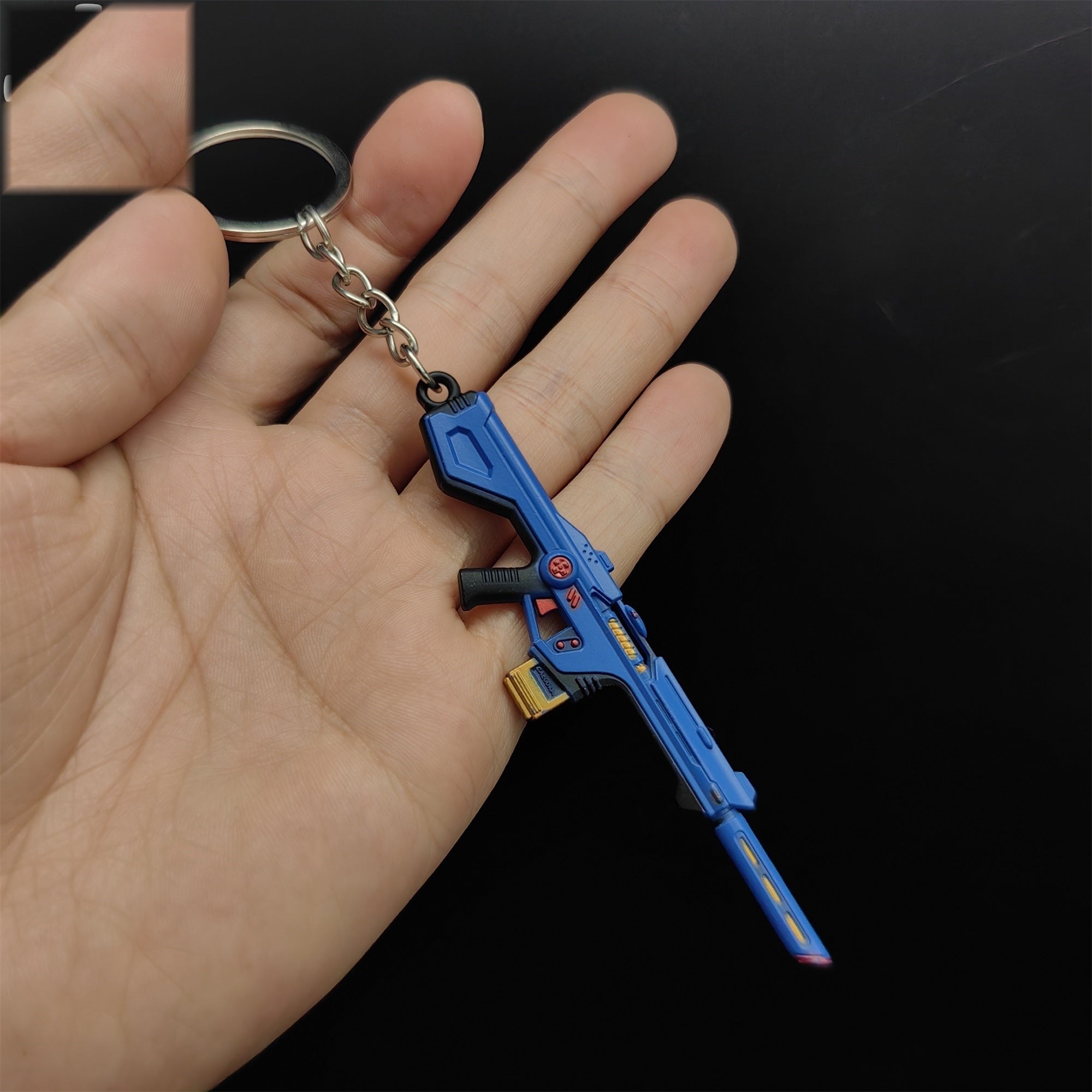 Mini Radiant Entertainment System Phantom Gun Metal Keychain