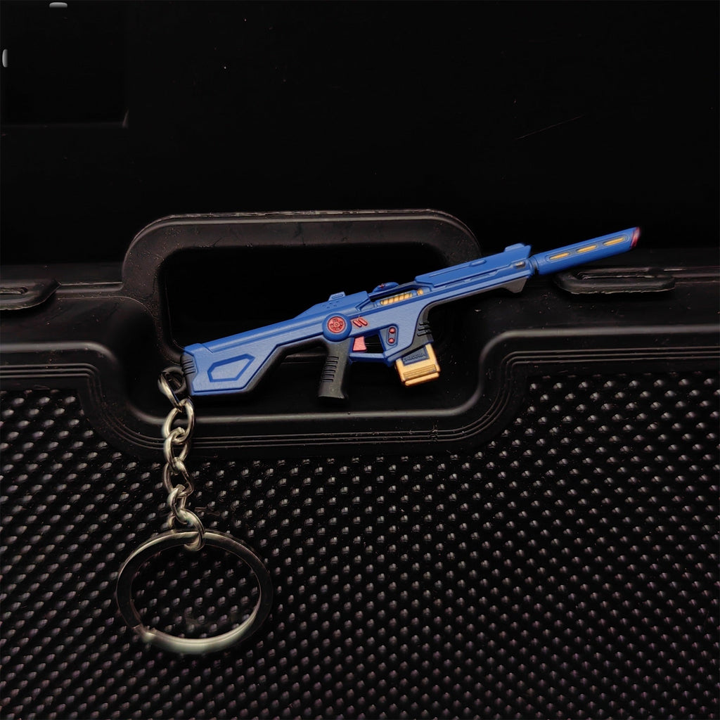 Mini Radiant Entertainment System Phantom Gun Metal Keychain