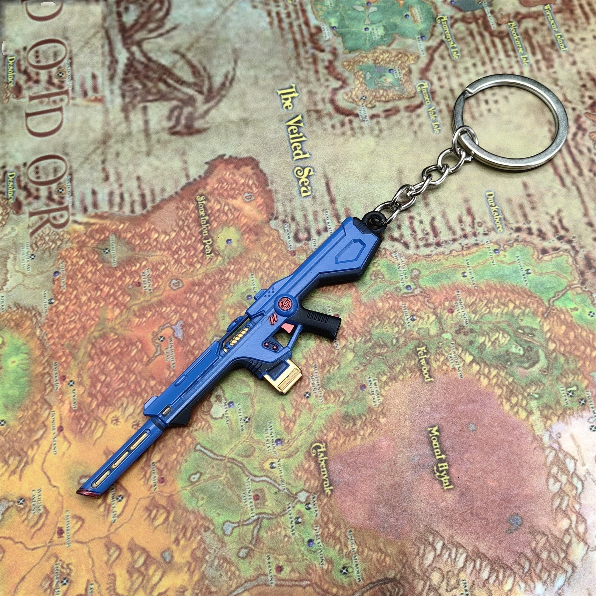 Mini Radiant Entertainment System Phantom Gun Metal Keychain