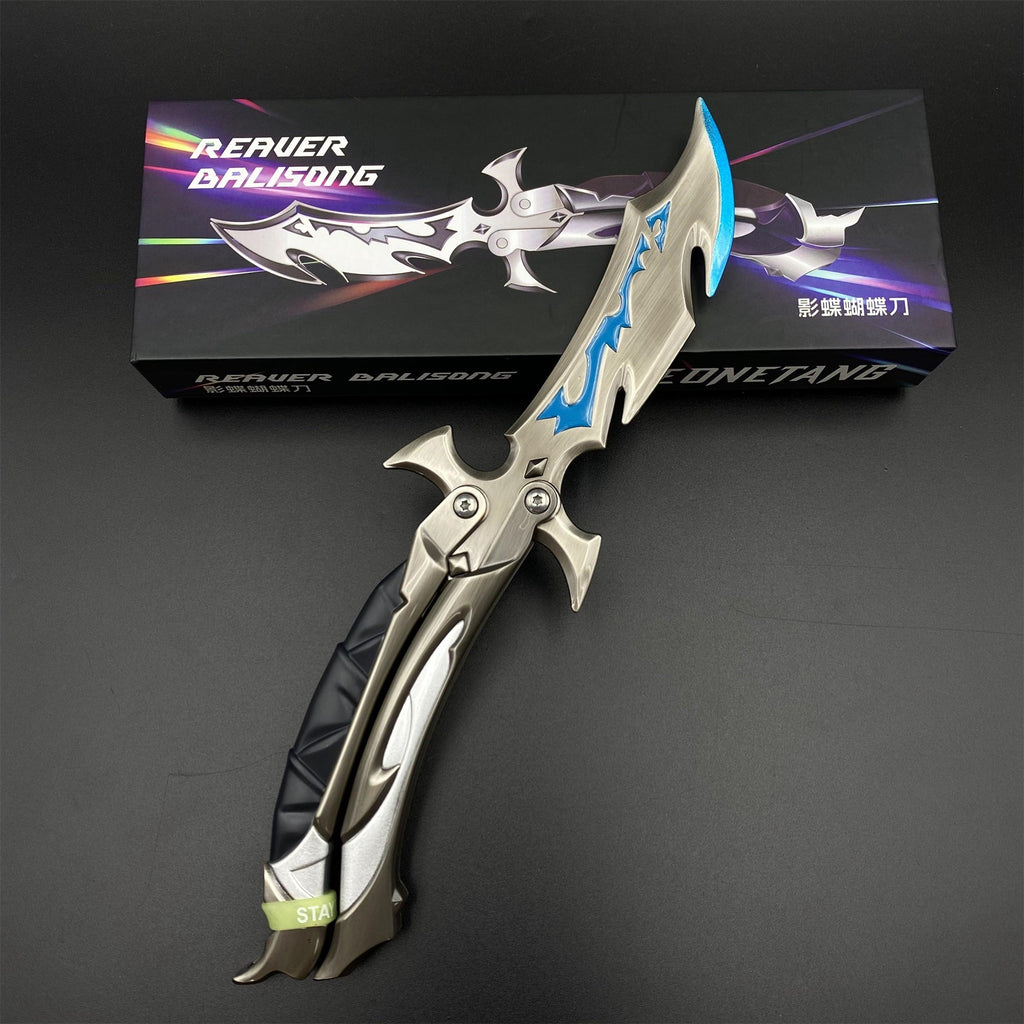 Réplique Métal Couteau Papillon Reaver 3.0 – Balisong (Valorant)