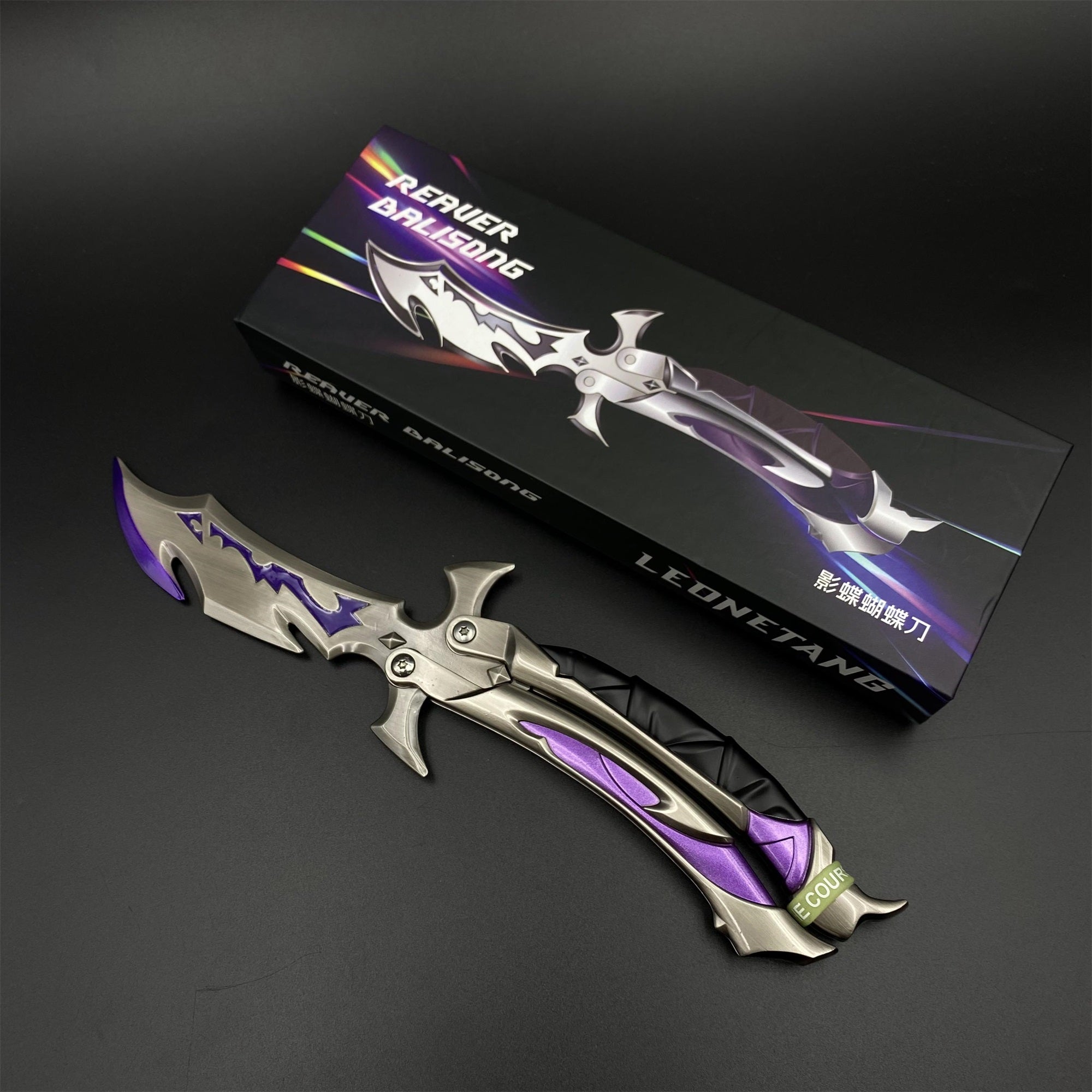 Réplique Métal Couteau Papillon Reaver 3.0 – Balisong (Valorant)