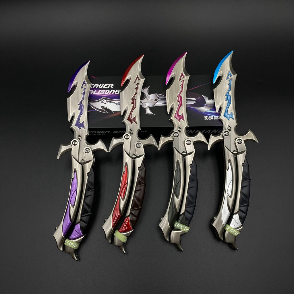 Réplique Métal Couteau Papillon Reaver 3.0 – Balisong (Valorant)