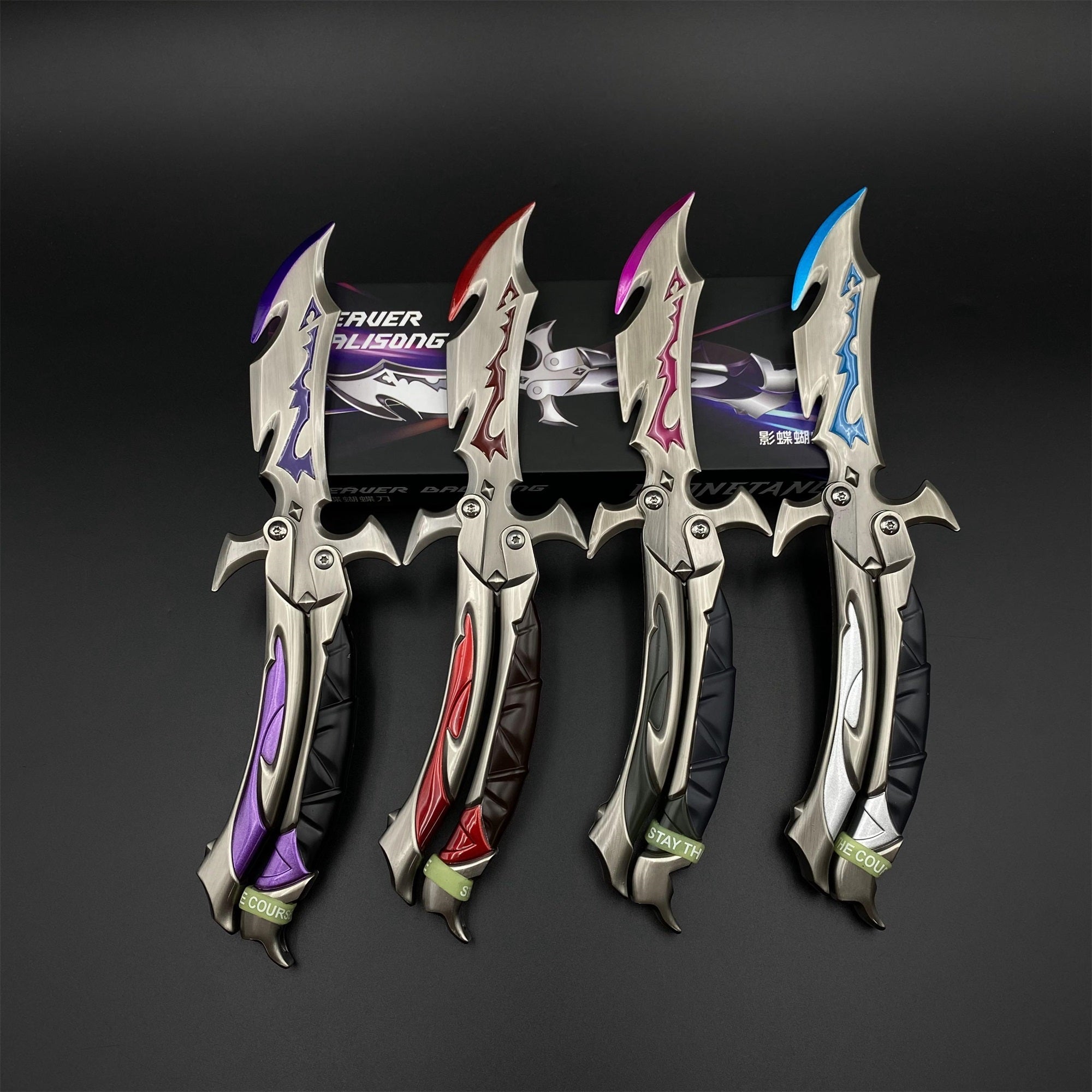 Réplique Métal Couteau Papillon Reaver 3.0 – Balisong (Valorant)